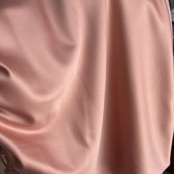 Topshop Slip Dress with Ruching - Picture 4 of 5